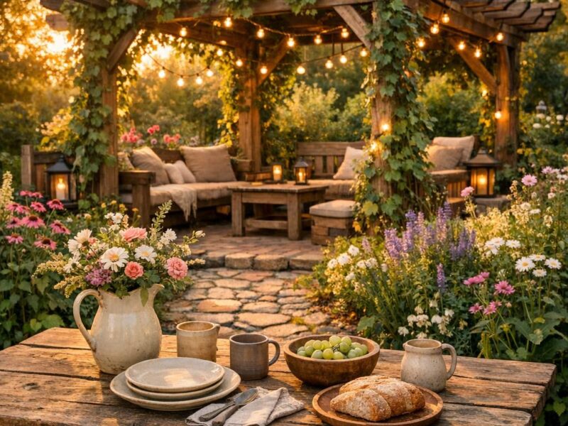 Holz im Garten richtig einsetzen: Vorteile, Pflege und Nutzung
